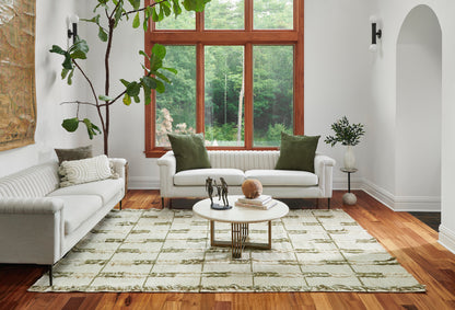 Momeni Serena  Green  Contemporary