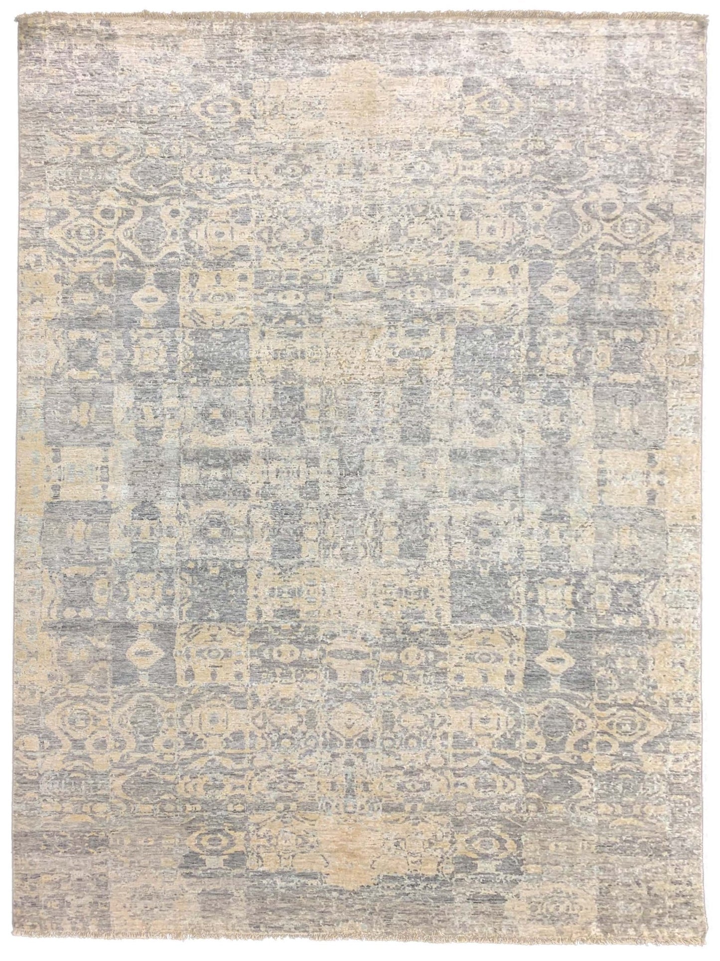 Artisan Pamela Lt.Gold Lt.Grey Transitional Knotted Rug - Rugs - Artisan - Atlanta Designer Rugs