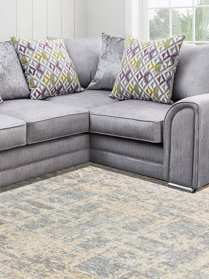 Artisan Pamela Lt.Gold Lt.Grey Transitional Knotted Rug - Rugs - Artisan - Atlanta Designer Rugs