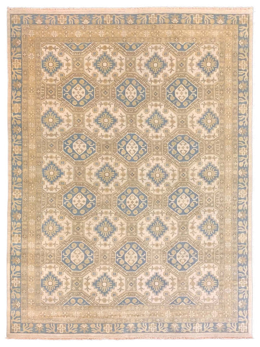 Artisan Cameron Ivory Lt.Blue Traditional Knotted Rug - Rugs - Artisan - Atlanta Designer Rugs