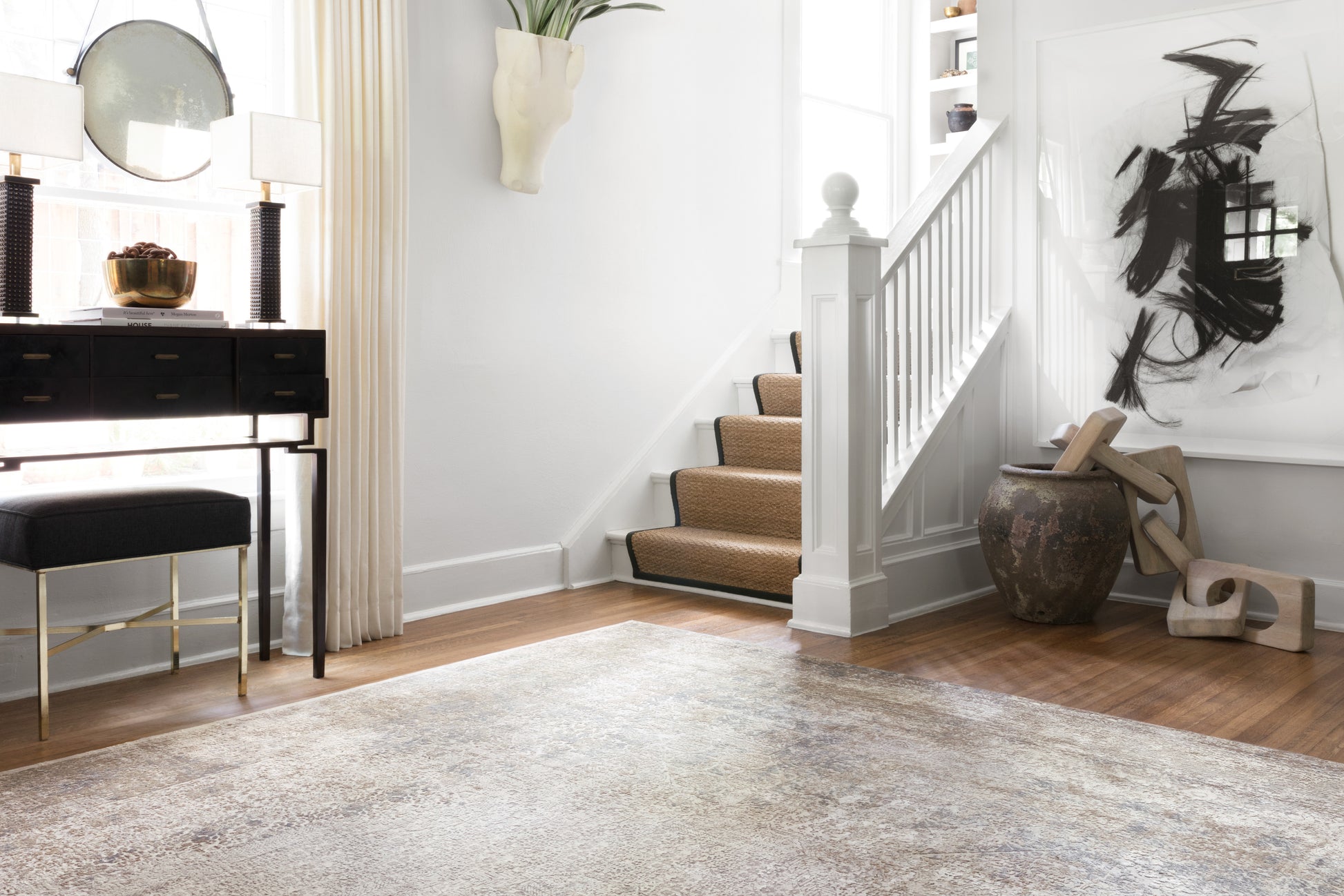 Loloi Sienne  Ivory Pebble Contemporary