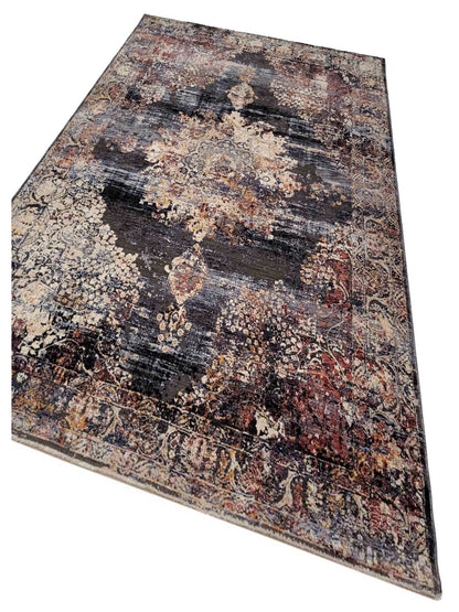 Artisan Stana Charcoal Traditional Machinemade Rug - Rugs - Artisan - Atlanta Designer Rugs