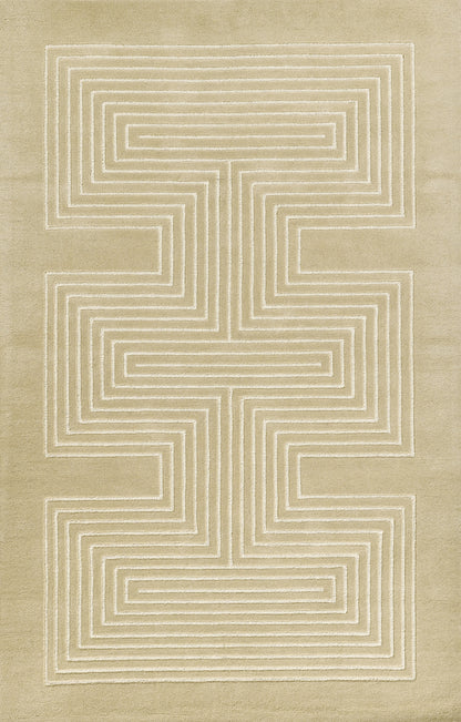 Momeni Simba  Beige  Contemporary