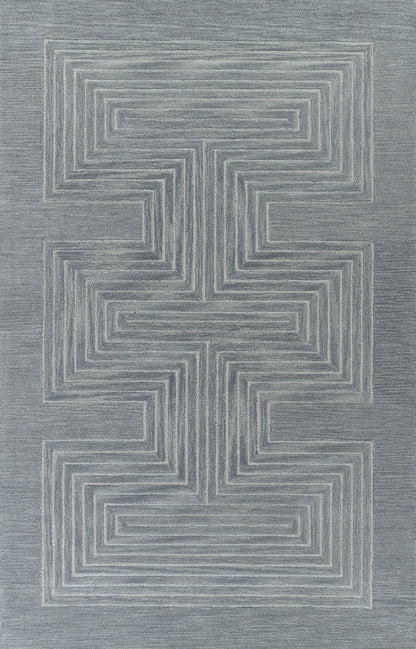 Momeni Simba  Blue  Contemporary