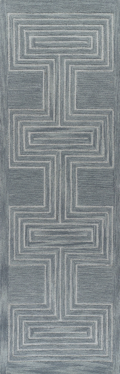Momeni Simba  Blue  Contemporary