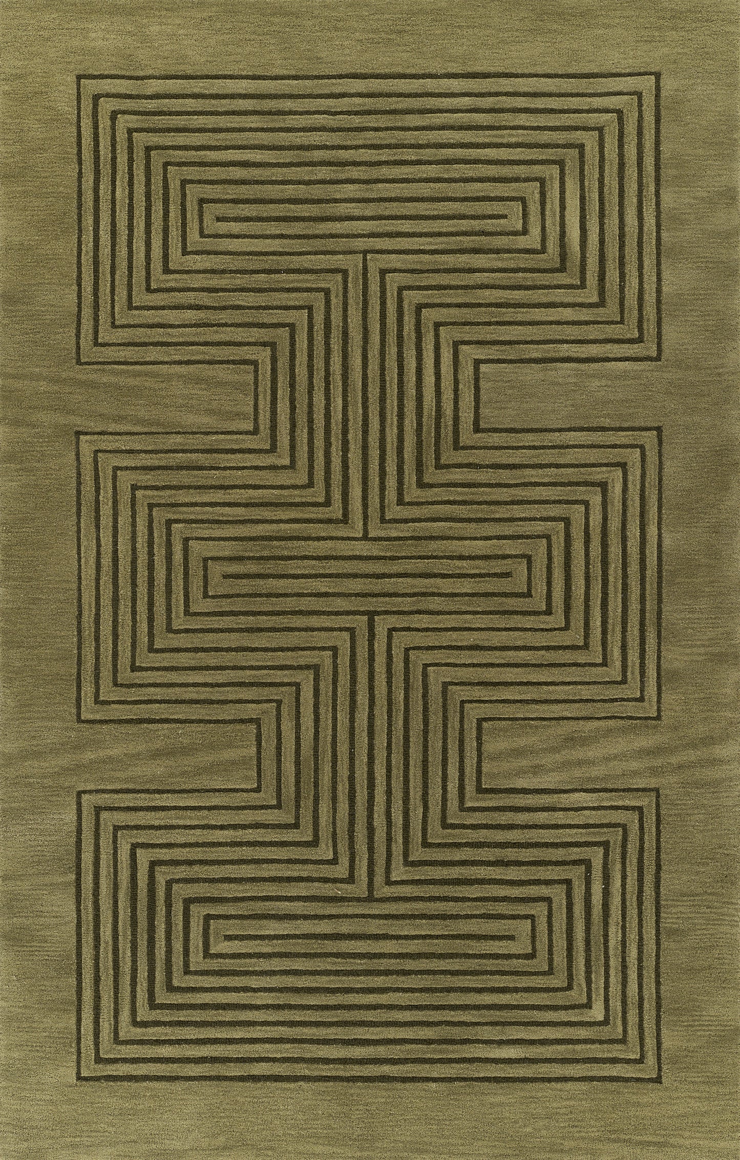 Momeni Simba  Green  Contemporary