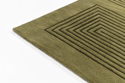 Momeni Simba  Green  Contemporary