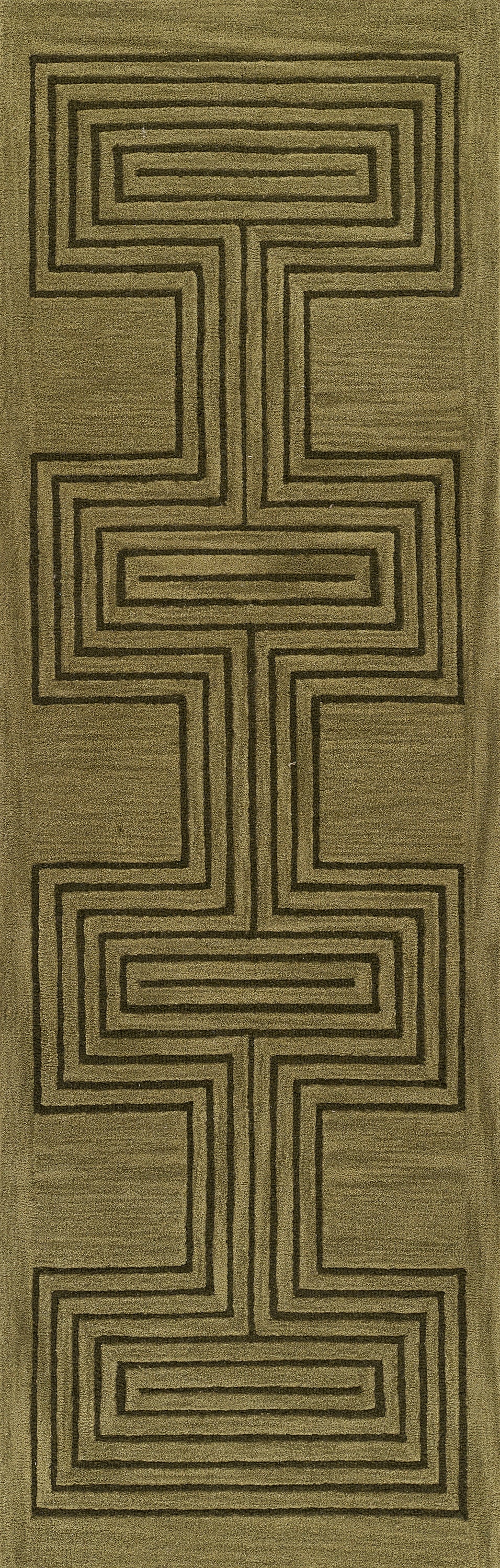 Momeni Simba  Green  Contemporary
