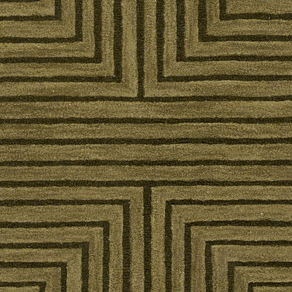 Momeni Simba  Green  Contemporary