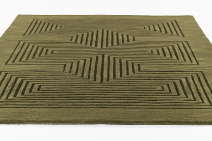 Momeni Simba  Green  Contemporary