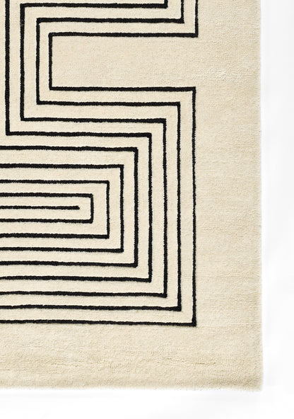 Momeni Simba  White  Contemporary