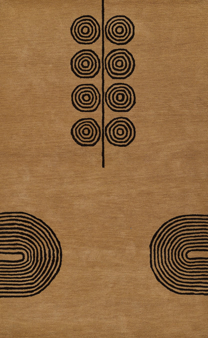 Momeni Simba  Beige  Contemporary