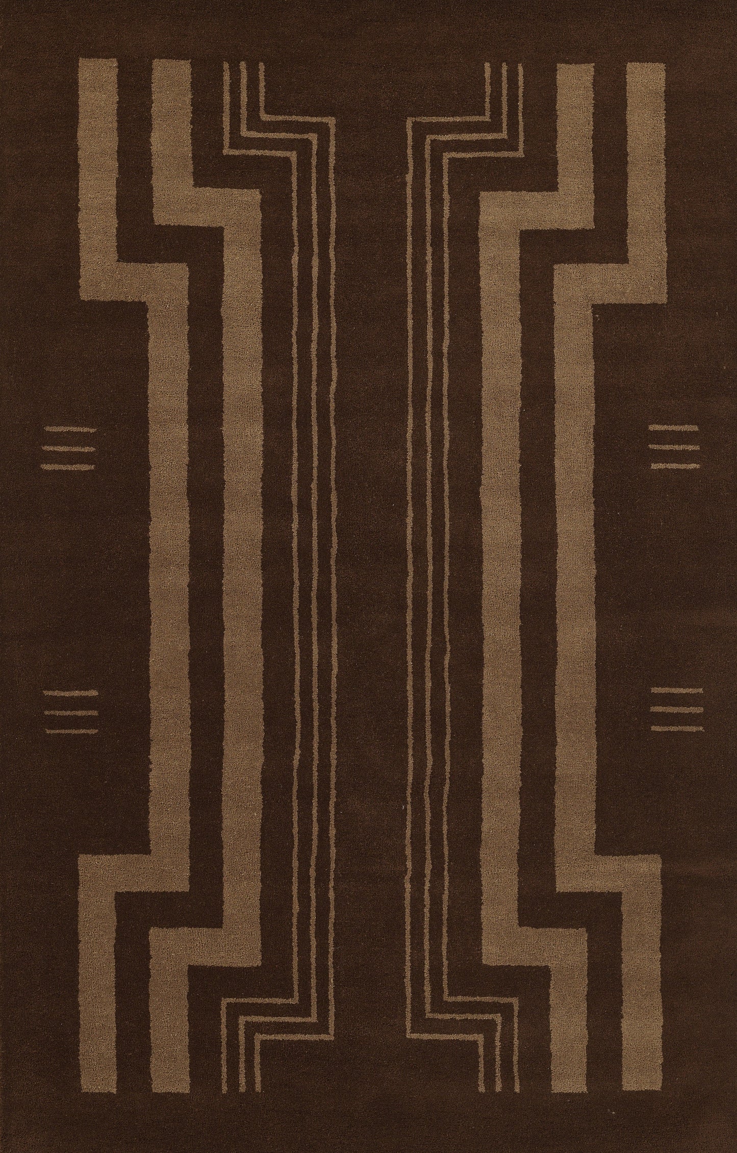 Momeni Simba  Brown  Contemporary