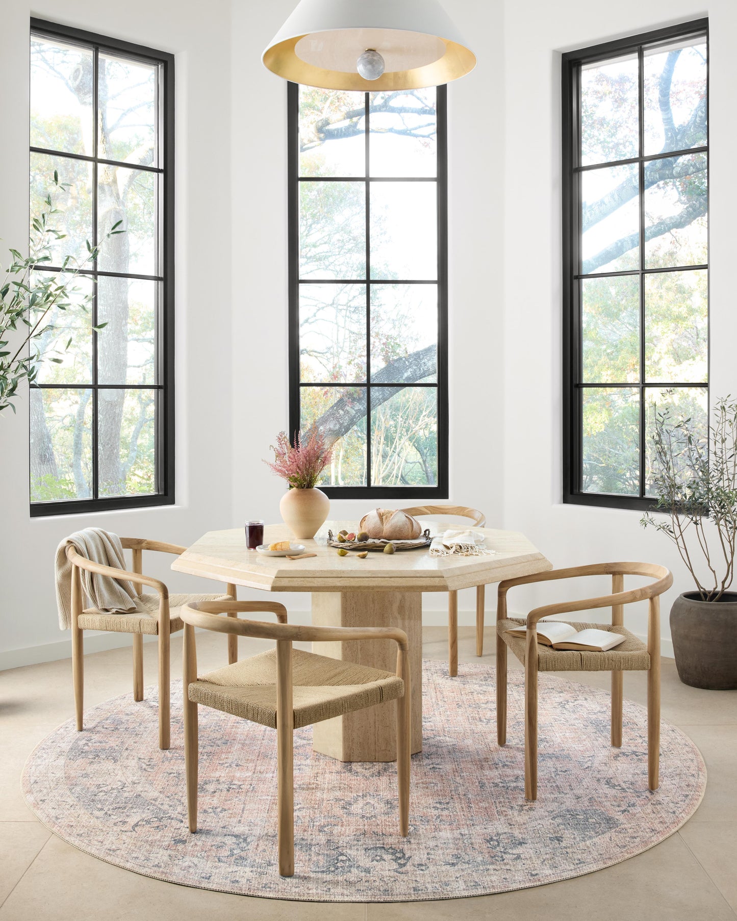 Loloi II Skye  Blush Grey Traditional