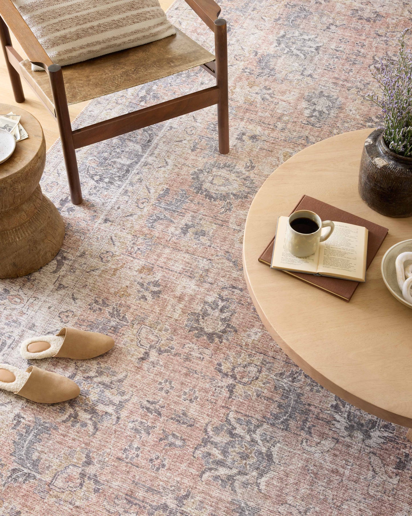 Loloi II Skye  Blush Grey Traditional