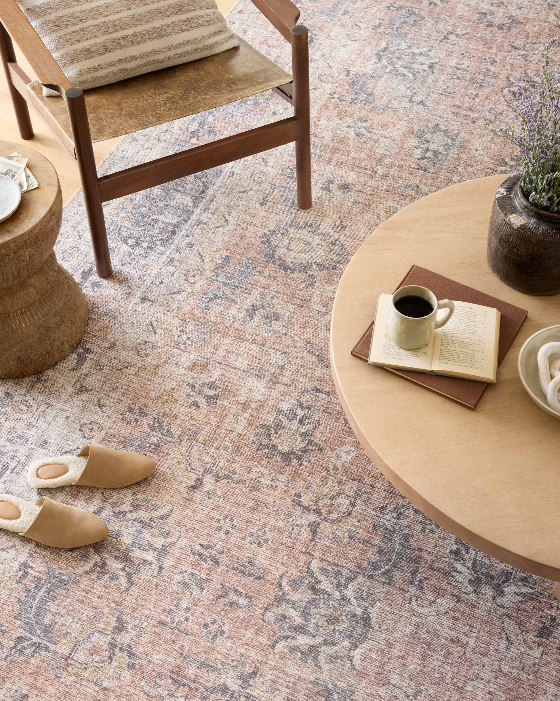 Loloi II Skye  Blush Grey Traditional