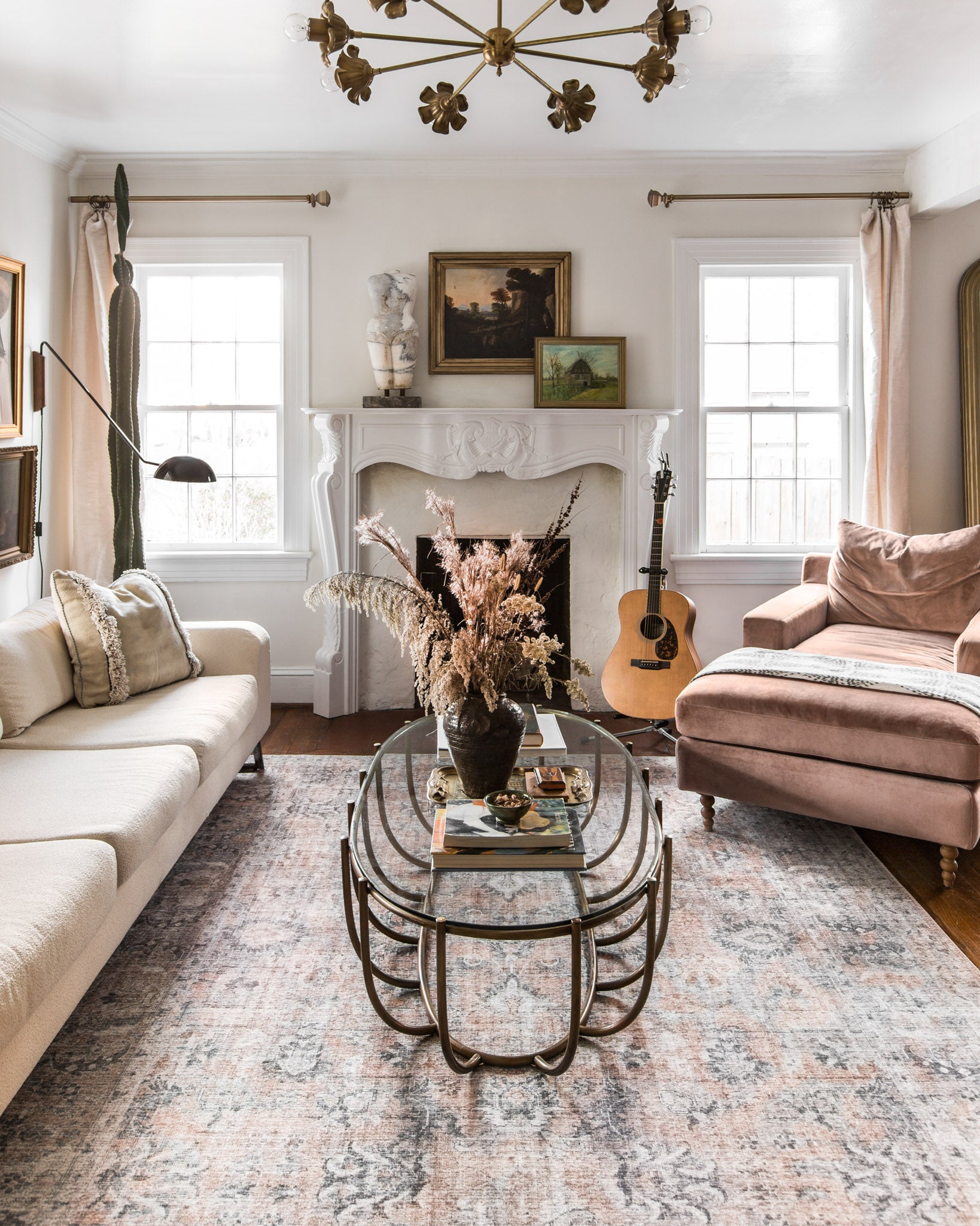 Loloi II Skye  Blush Grey Traditional