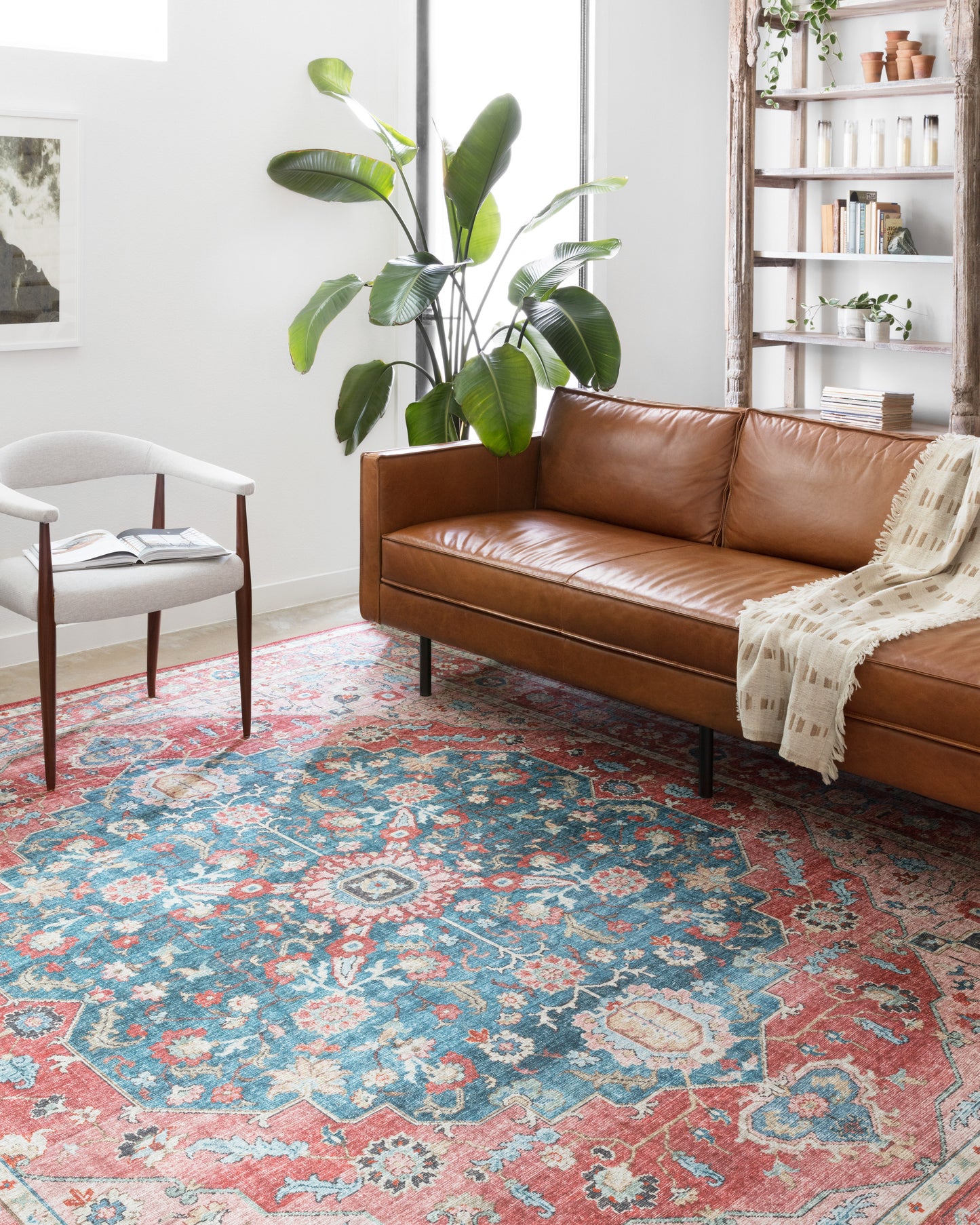 Loloi II Skye  Brick Ocean Traditional