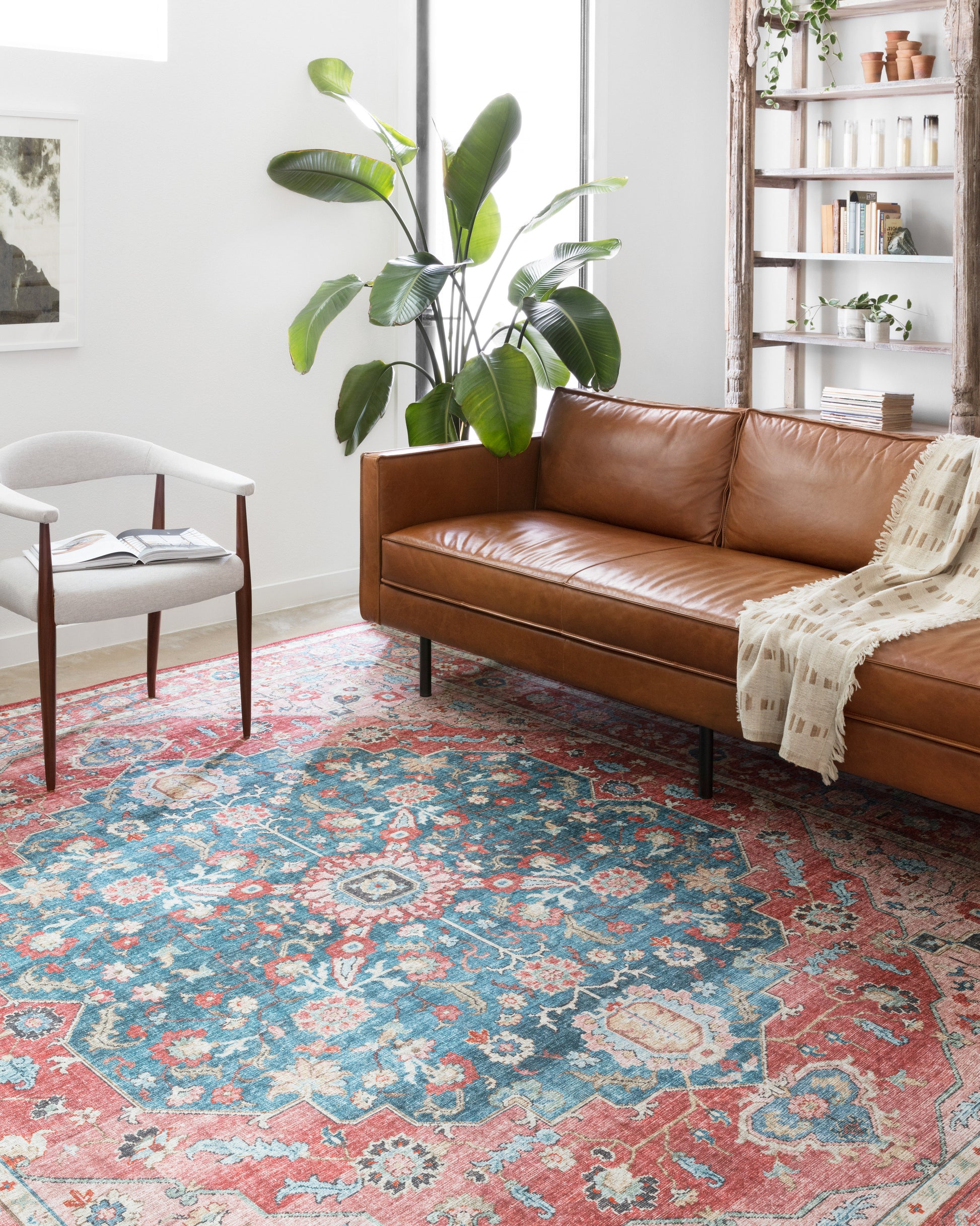 Loloi II Skye  Brick Ocean Traditional