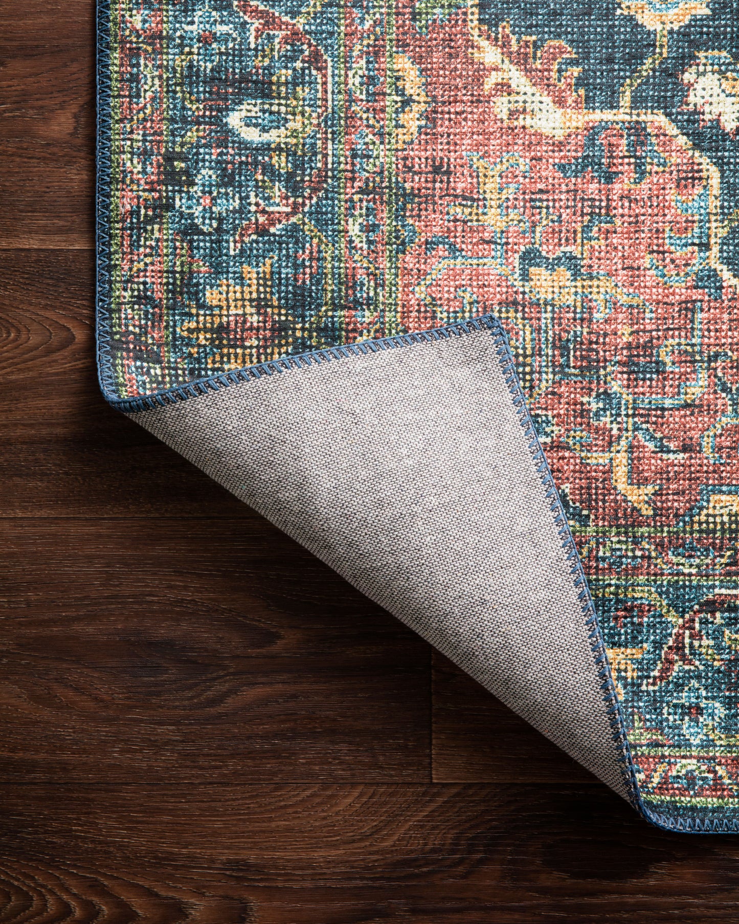 Loloi II Skye  Denim Brick Traditional