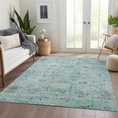 Dalyn Rugs Solace  Teal  traditional