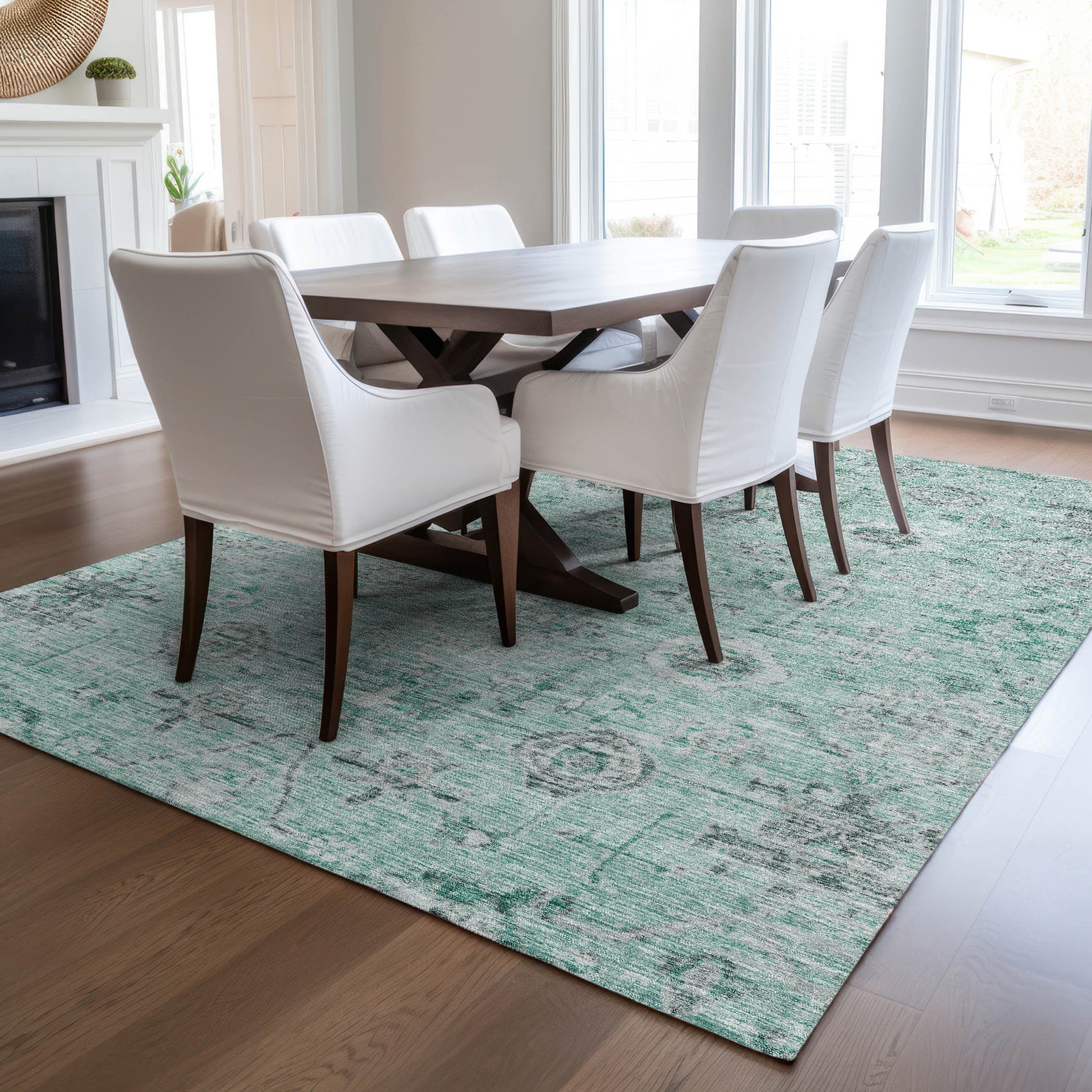 Dalyn Rugs Solace  Teal  traditional