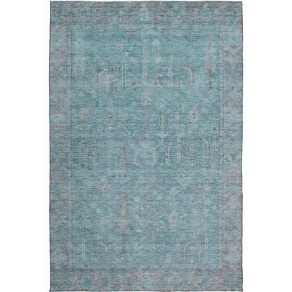 Dalyn Rugs Solace  Aqua  traditional