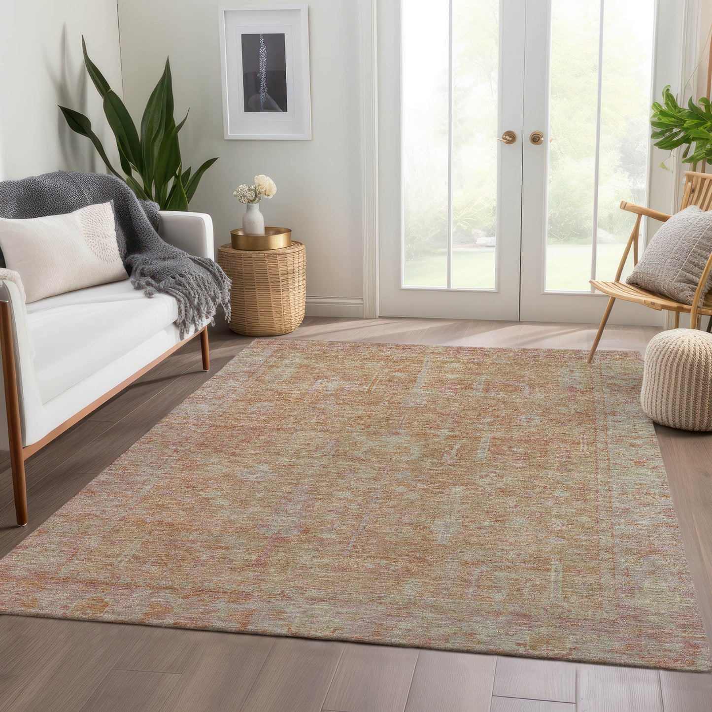 Dalyn Rugs Solace  Coral  traditional