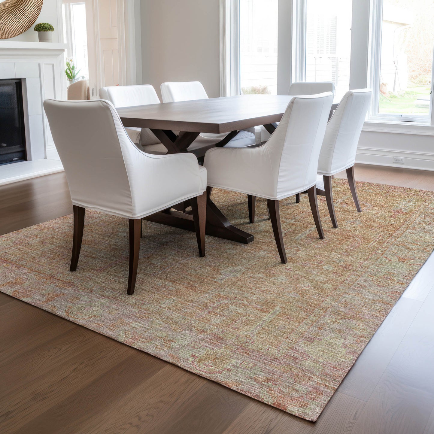 Dalyn Rugs Solace  Coral  traditional