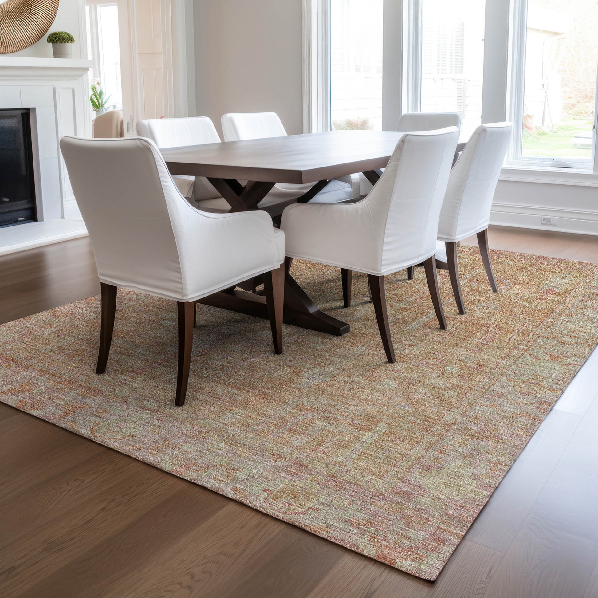 Dalyn Rugs Solace  Coral  traditional