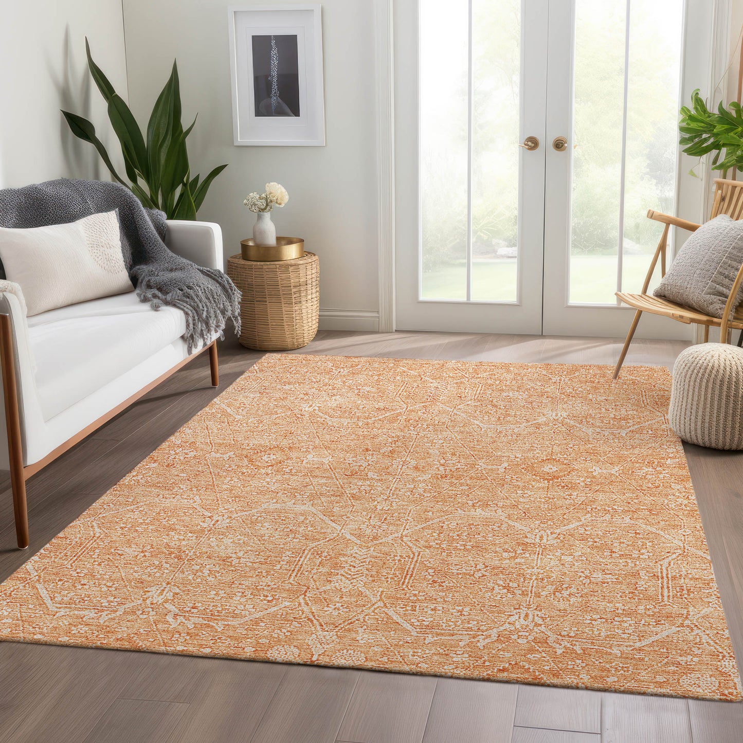 Dalyn Rugs Solace  Salmon  transitional