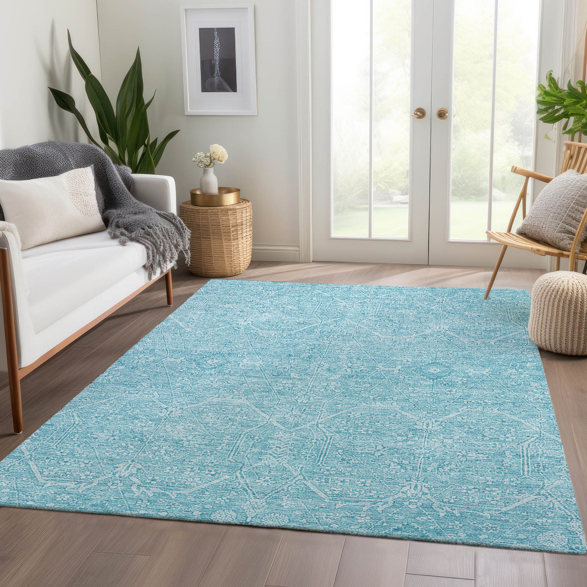 Dalyn Rugs Solace  Sky  transitional