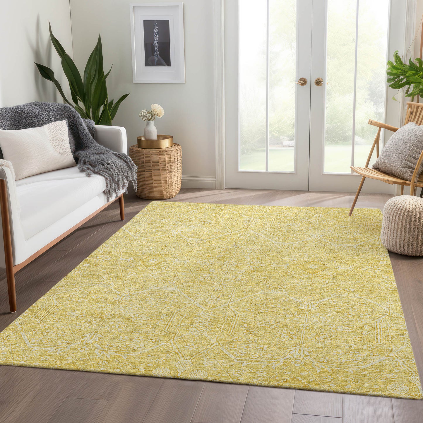 Dalyn Rugs Solace  Yellow  transitional