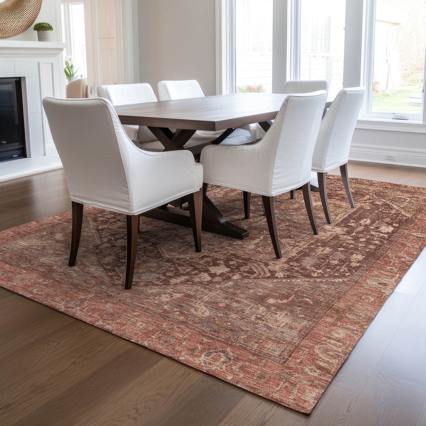 Dalyn Rugs Solace  Burgundy  traditional