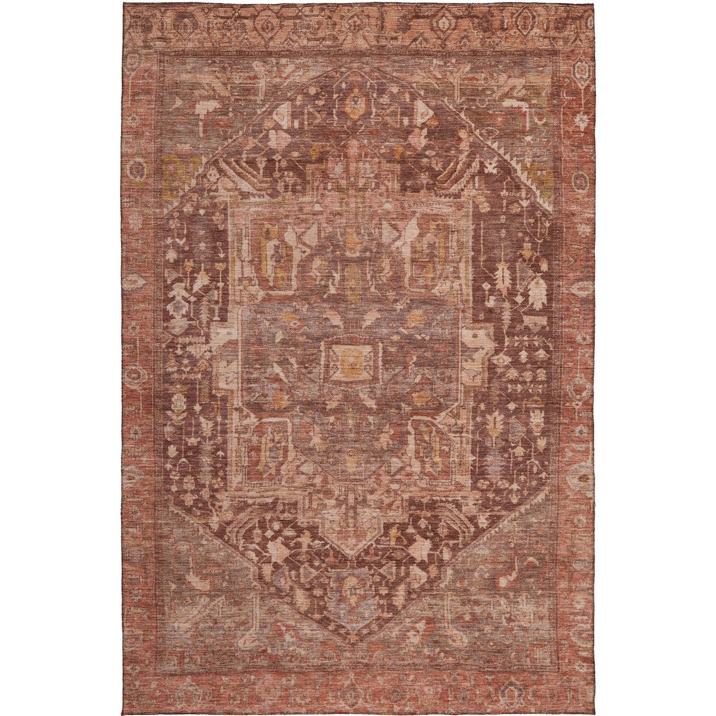 Dalyn Rugs Solace  Burgundy  traditional