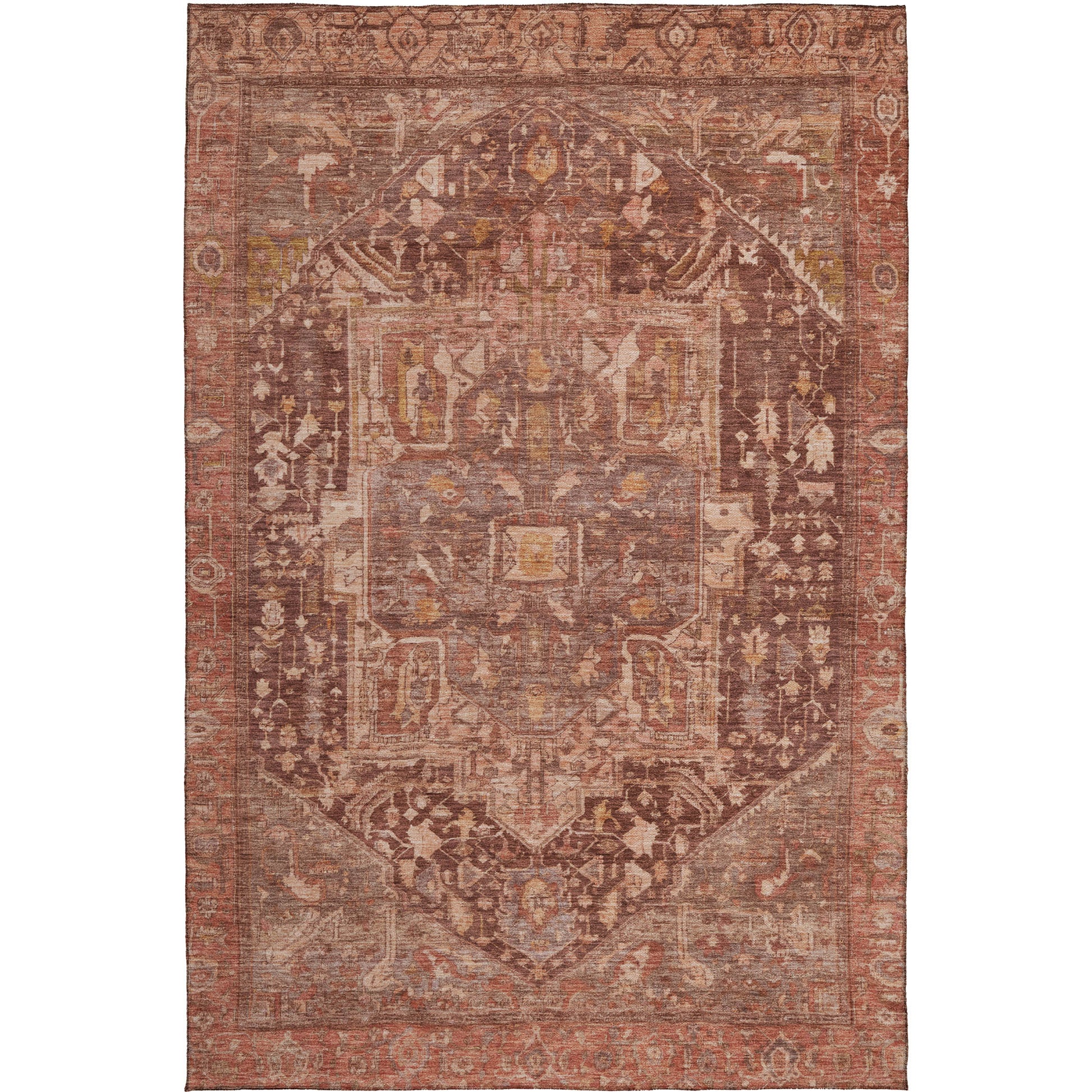 Dalyn Rugs Solace  Burgundy  traditional