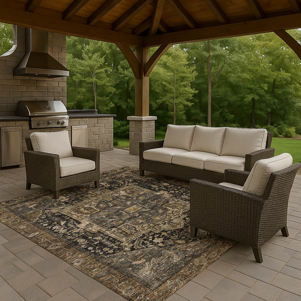 Dalyn Rugs Solace  Charcoal  traditional