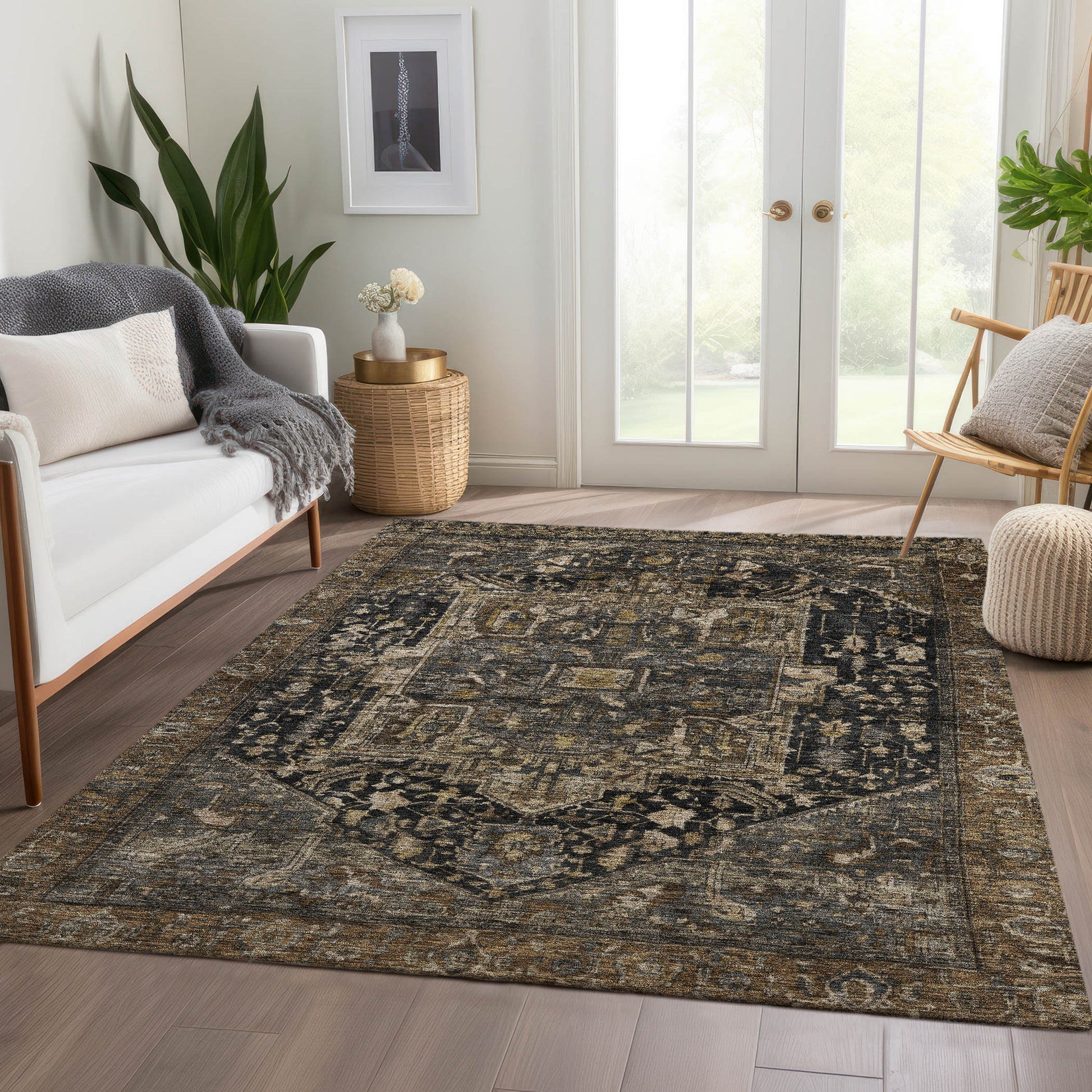 Dalyn Rugs Solace  Charcoal  traditional