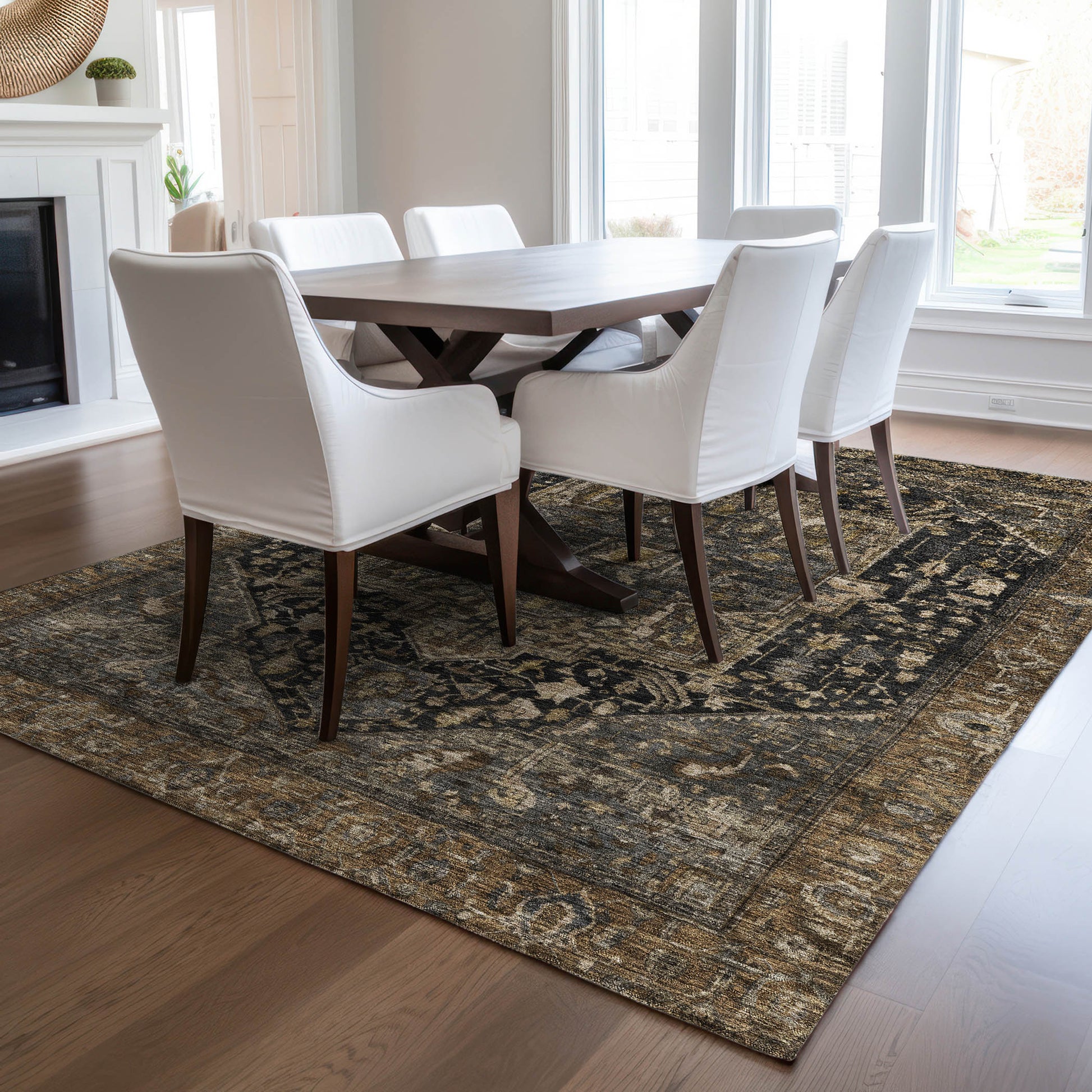 Dalyn Rugs Solace  Charcoal  traditional