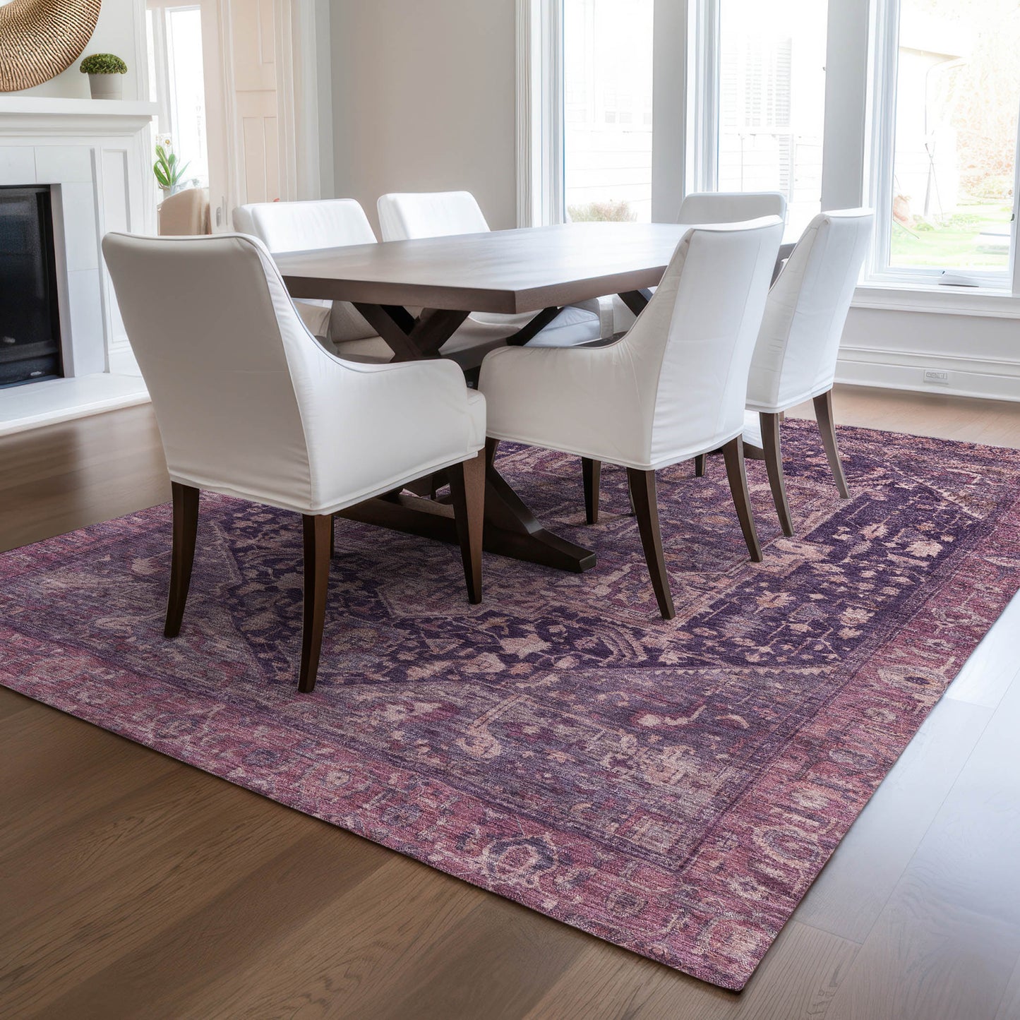Dalyn Rugs Solace  Eggplant  traditional