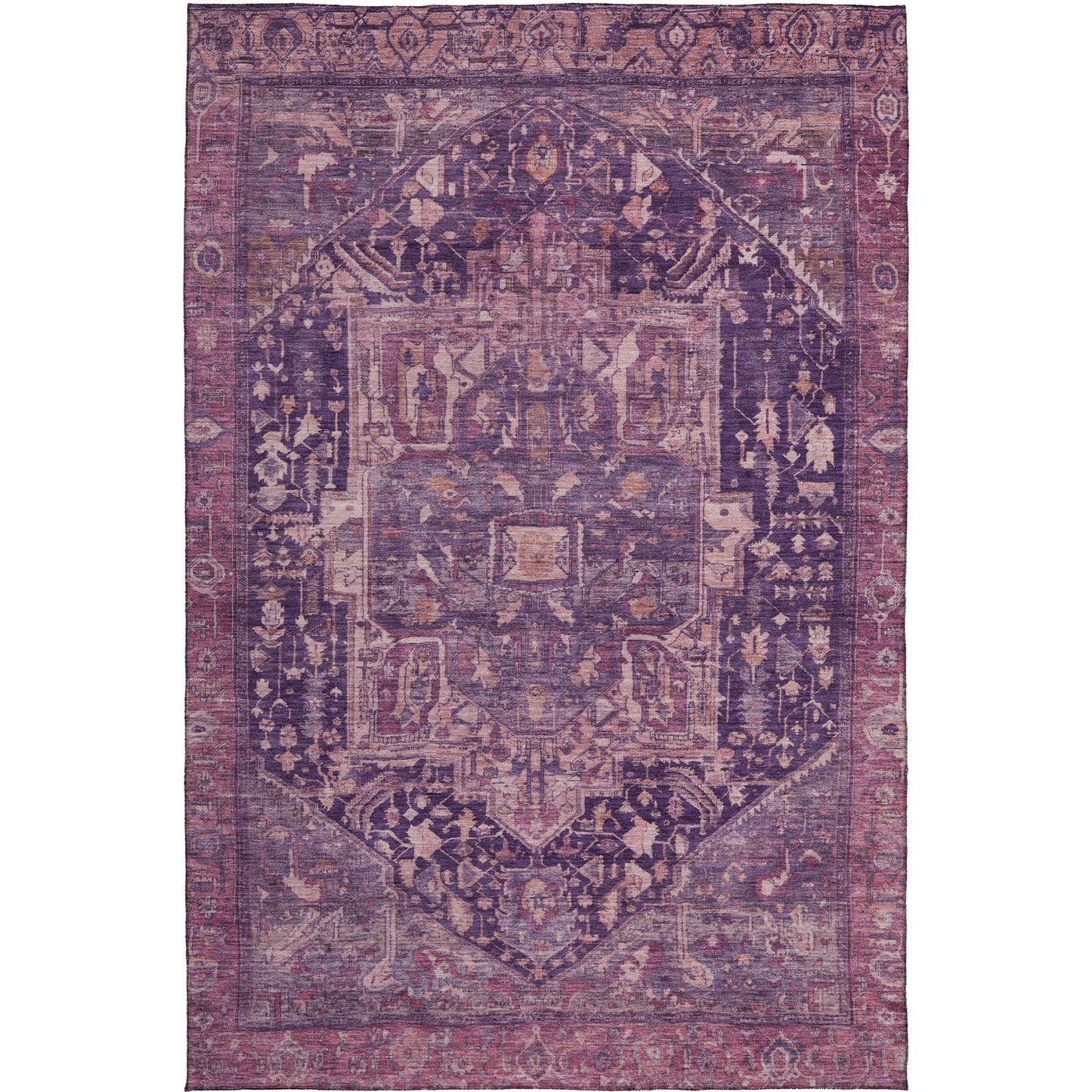 Dalyn Rugs Solace  Eggplant  traditional