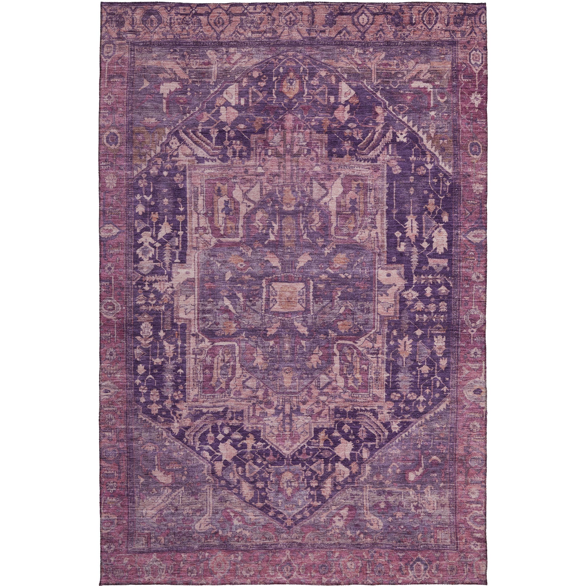 Dalyn Rugs Solace  Eggplant  traditional