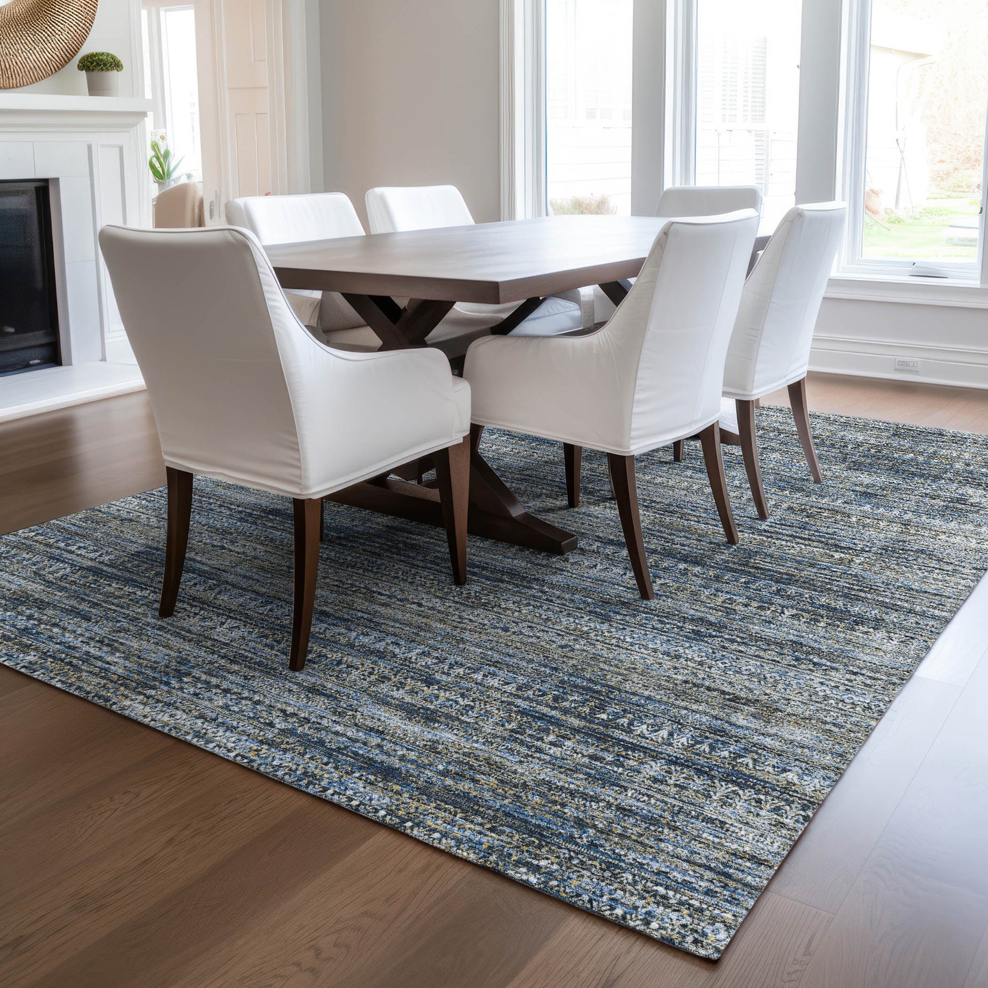 Dalyn Rugs Solace  Denim  transitional