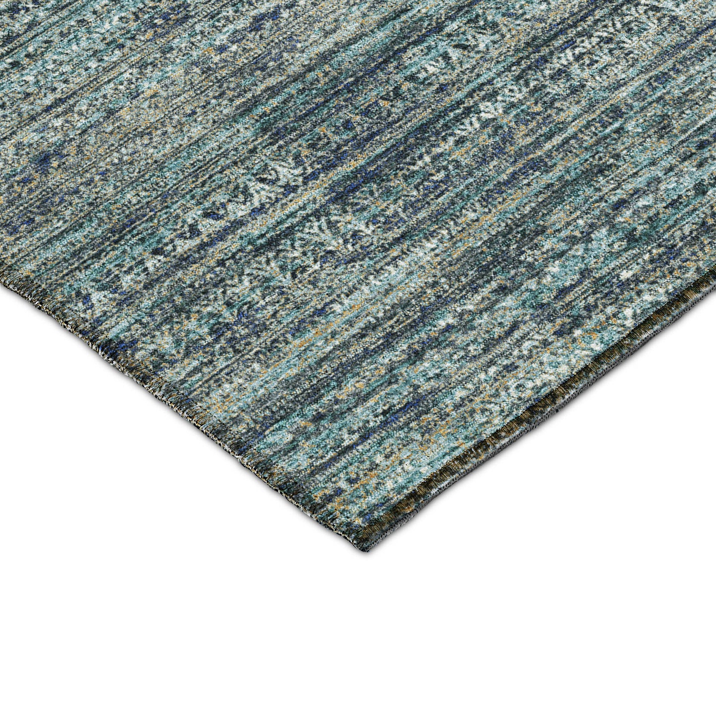 Dalyn Rugs Solace  Teal  transitional