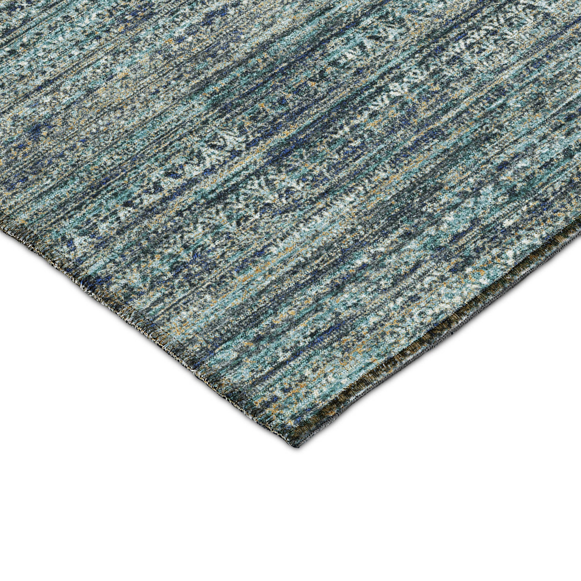 Dalyn Rugs Solace  Teal  transitional