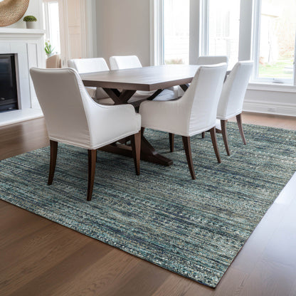 Dalyn Rugs Solace  Teal  transitional