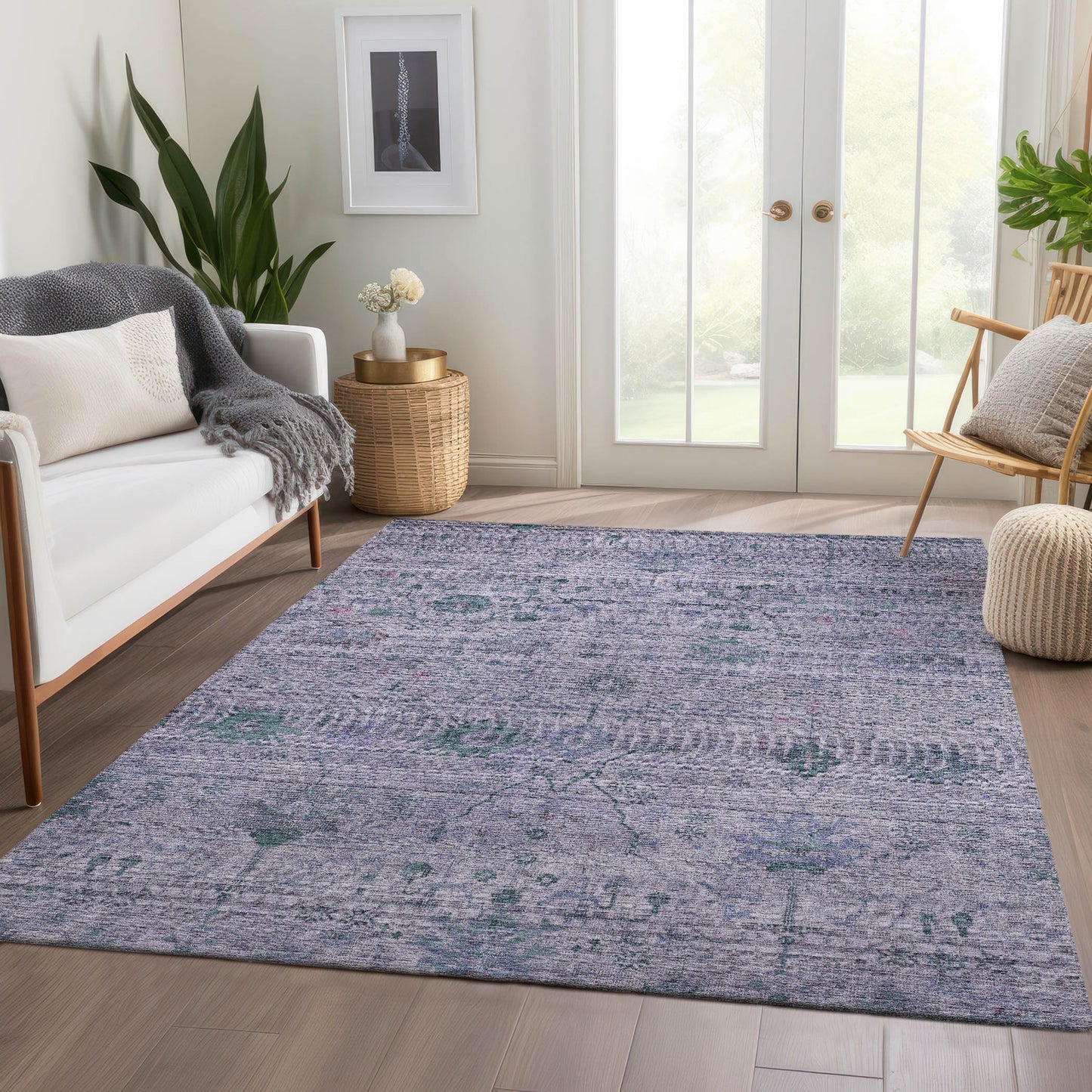 Dalyn Rugs Solace  Lavender  traditional