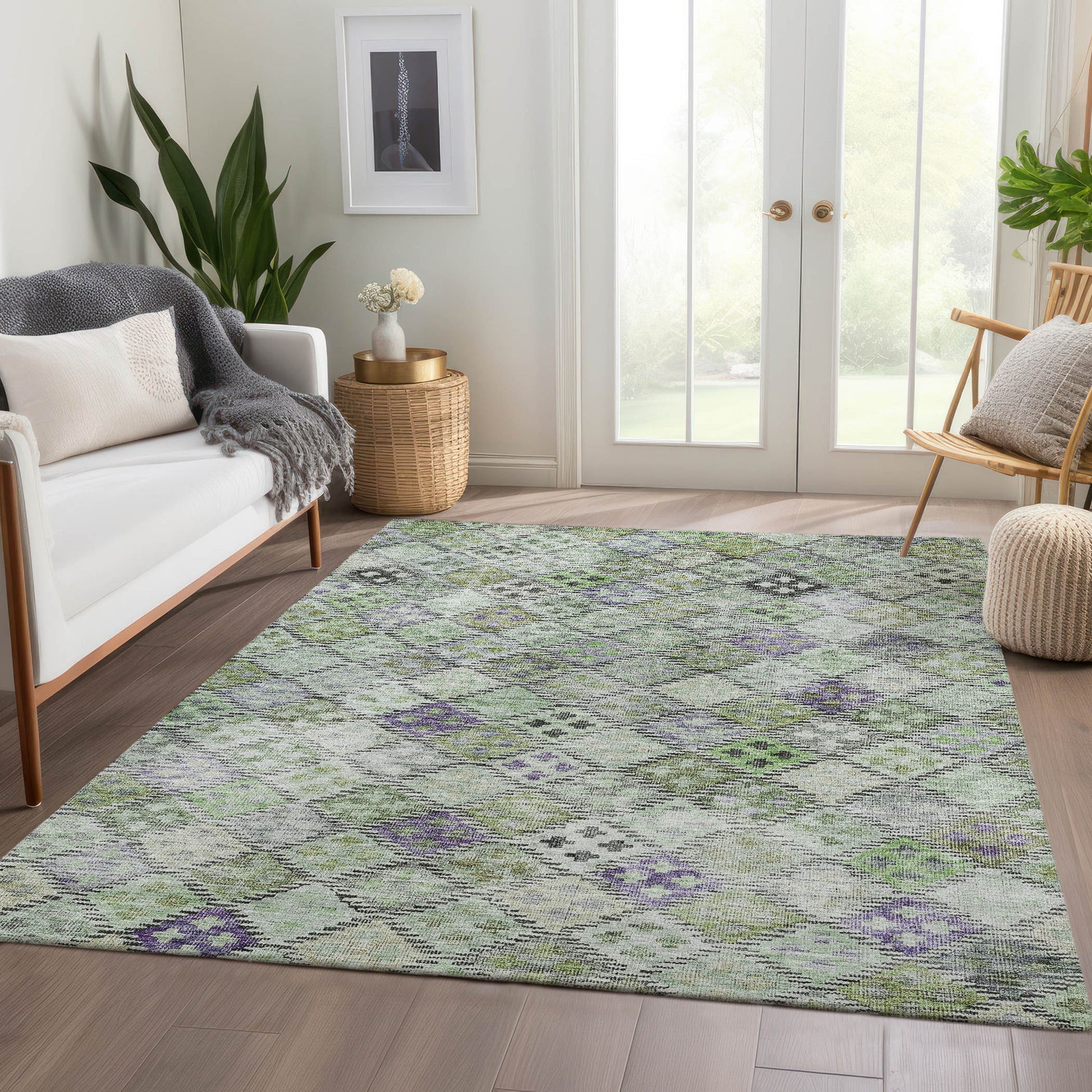 Dalyn Rugs Solace  Green  transitional