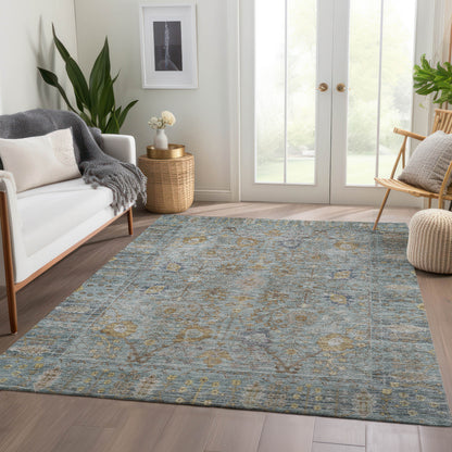 Dalyn Rugs Solace  Teal  traditional