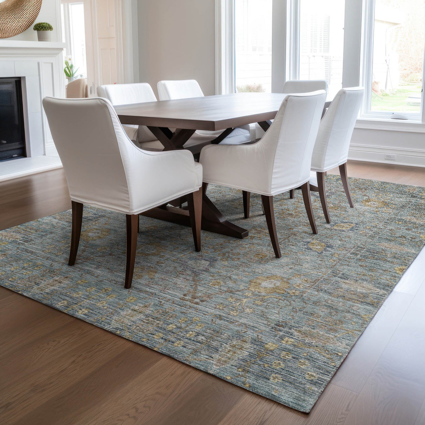 Dalyn Rugs Solace  Teal  traditional